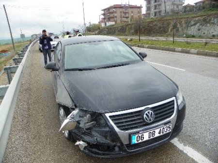 Ankara Milletvekili Şahin, kaza yaptı