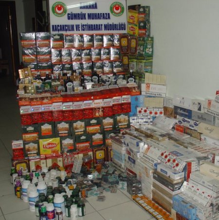 Ankara'da 530 Bin Liralık Kaçak Malzeme Ele Geçirildi