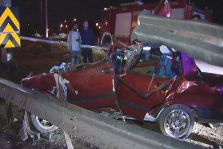 Ankara’da feci kaza: 1 ölü, 3 ağır yaralı