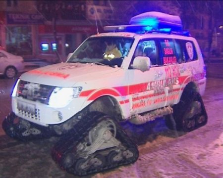 Ankara'da kar yağışı