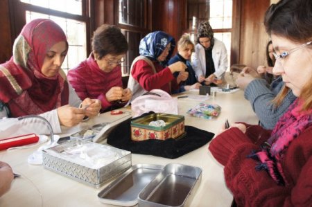 Ankara'da tarihi bağevi meslek kursuna dönüştürüldü