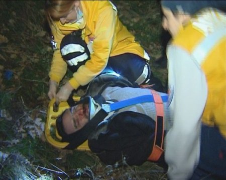 Ankara’da uçuruma yuvarlanan şahıs 3 saat sonra bulundu