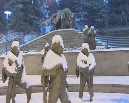 Ankara’dan kar manzaraları