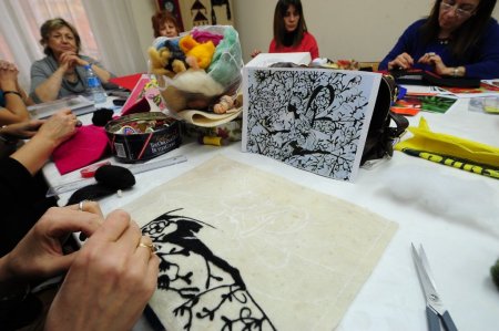 Ankaralı kadınlar, keçe kursunu sevdi