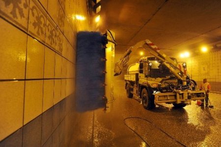 Ankara’nın alt geçit ve tüneleri temizleniyor