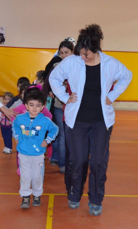 Anne ve çocuklar birbirlerini spora teşvik edecek