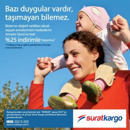 Annelerin hediyesi Sürat Kargo’dan