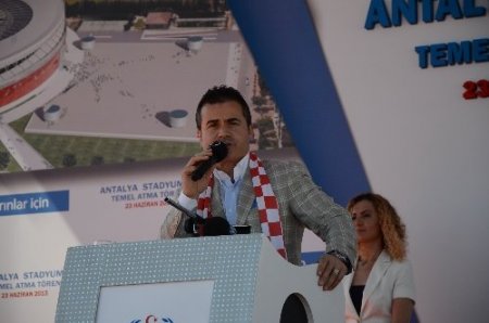 Antalya Stadyumu’nun temeli atıldı