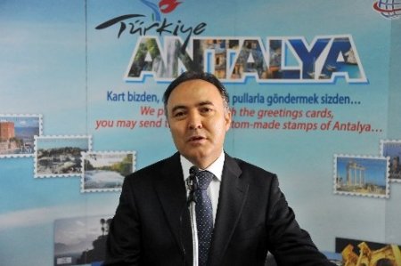 Antalya temalı 8 milyon adet posta pulu piyasada