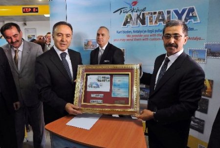 Antalya temalı 8 milyon adet posta pulu piyasada