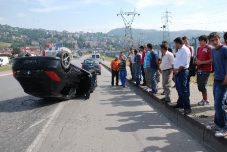 Araç, Tavan Üstü 120 Metre Sürüklendi