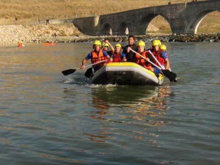 Aralık ayında Muş'ta kano heyecanı yaşandı