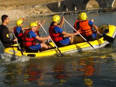 Aralık ayında Muş'ta kano heyecanı yaşandı