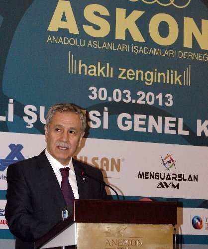 Arınç: Barışın havası bile bölgeye yatırım müracaatlarını 10’a katladı