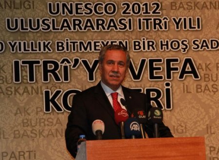 Arınç: Itri'nin eserleri, Türk kültürünün gücünü gösterir