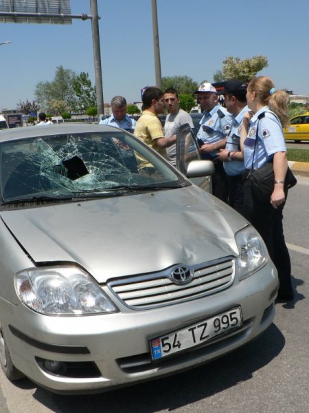 Arkadaşlarına Araba Çarpma Anına Şahit Olan Çocuklar Şoka Girdi