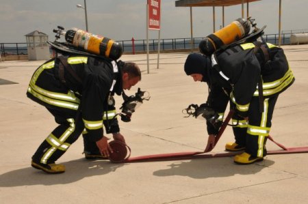 Arnavut İtfaiyeciler, İzmir'de Eğitim Gördü