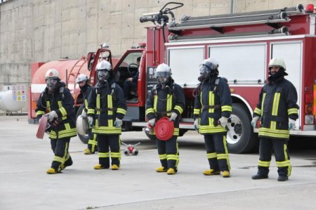 Arnavut İtfaiyeciler, İzmir'de Eğitim Gördü