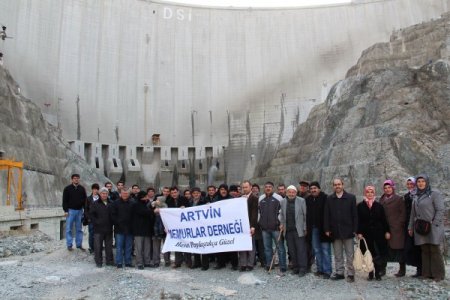 Artvin Memurlar Derneği'nden Deriner Barajı gezisi