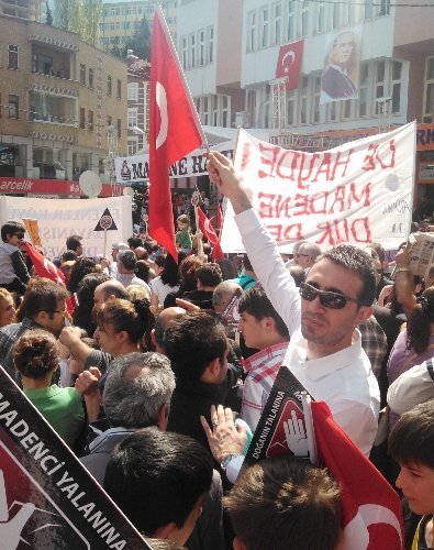 Artvin'de 'Madene Hayır' mitingi