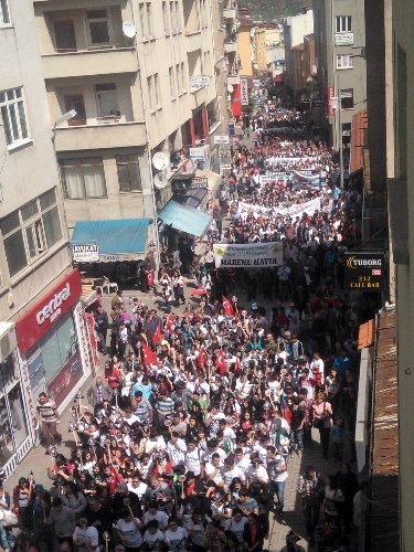 Artvin'de 'Madene Hayır' mitingi