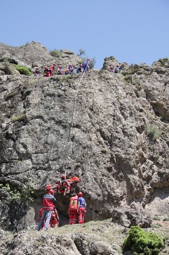 Artvin'de UMKE ekipleri tarafından tatbikat düzenlendi