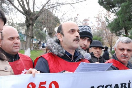 Asgari ücretliler eylem yaptı