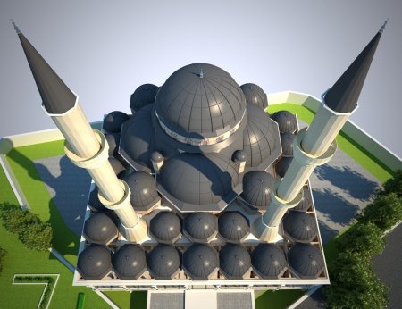 Asım Kocabıyık Camii için yer düzenlemesi yapılıyor