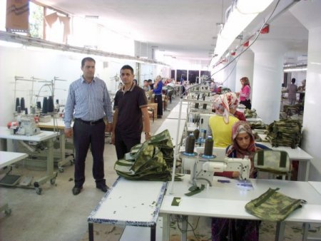 Askerin kamuflajı Muş'ta dikiliyor