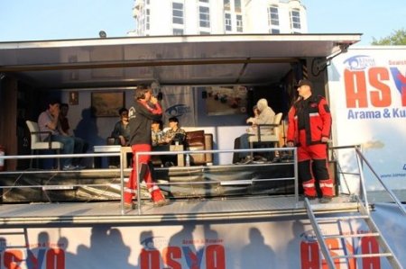 ASYA deprem simülatör TIR'ı Çarşamba'daydı