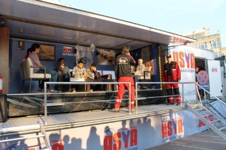 ASYA deprem simülatör TIR'ı Çarşamba'daydı