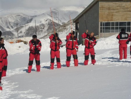 ASYA ekibi ilk çığ tatbikatını başarı ile gerçekleştirdi
