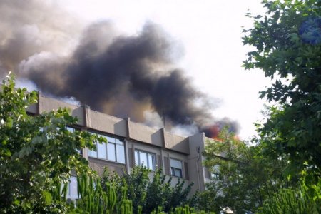 Ataköy’de Yangın Paniği