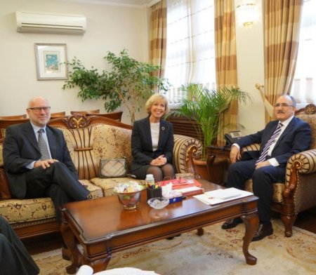 Atalay, Norveç Savunma Bakanı Erichsen'i kabul etti