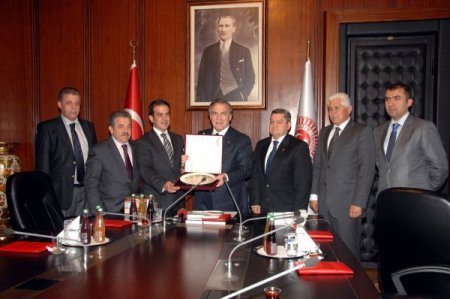 Atb Heyeti, Tbmm Başkanı Şahin’in Yörex’e Davet Etti