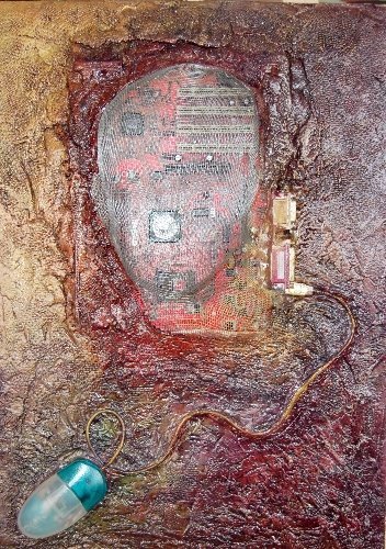 Atık bilgisayar parçalarına 'sanatsal' dokunuş