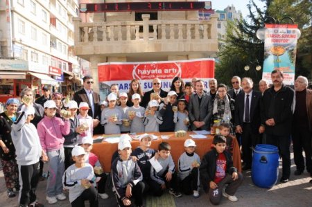 Atık yağ getirene kalıp sabun hediye