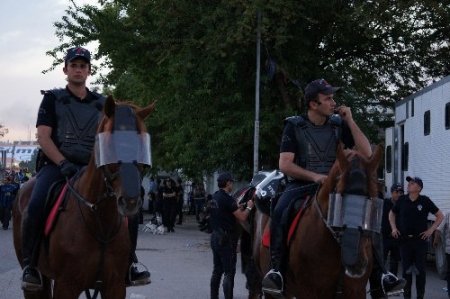 Atlı polis kaza geçirdi