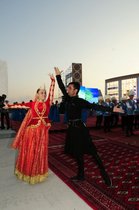 Avaza kültür festivali renkli görüntülere sahne oldu