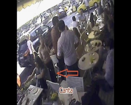 AVM hırsızları güvenlik kamerasında