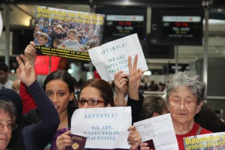 Avrupalı Aktivisler İsrail'i Protesto Etti