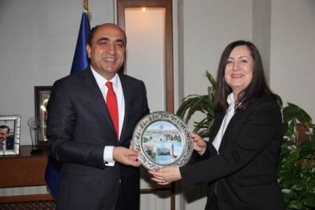 Avrupalı eğitimciler Başkan Nevzat Palta’yı ziyaret etti