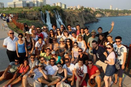 Avrupalı genç mühendisler Antalya ulaşımı hakkına bilgi aldı