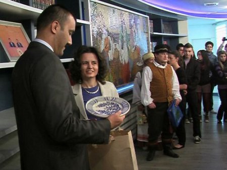 Avrupalı Gençler, Başkan Bayram'ı Ziyaret Etti