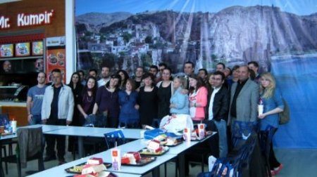 Avrupalı gençler Batman Park'ı gezdi