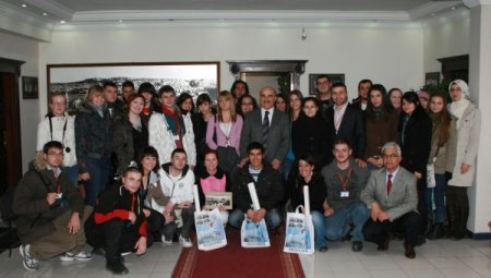 Avrupa’lı Gençler Talas’ı Gezdi