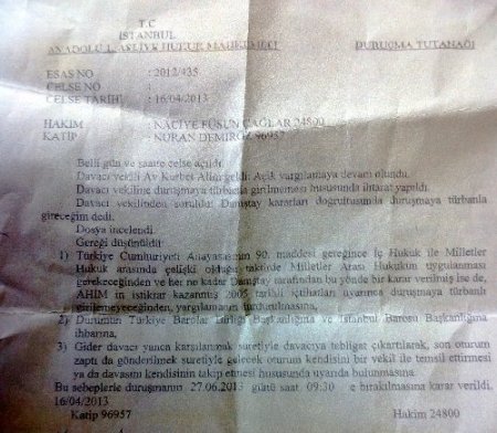 Avukatlardan kadın hakime başörtüsü tepkisi