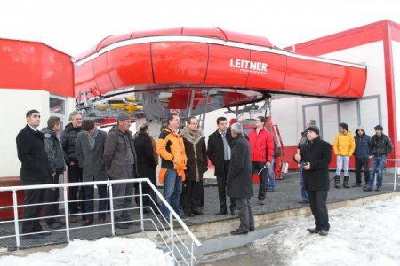 Avusturyalı heyet Ergan Dağı Kayak Tesisi'ni gezdi