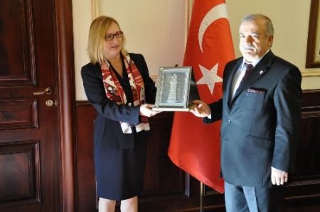 Avusturya'nın Ankara Büyükelçisi Gürer, Vali Şentürk'ü Ziyaret Etti