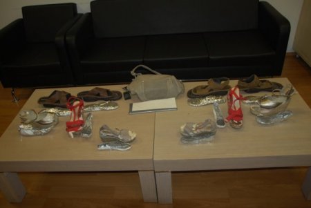 Ayakkabı tabanında uyuşturucu sevkiyatı